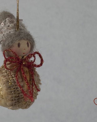 Piticotul cu cusma - Figurina decorativa pentru Craciun