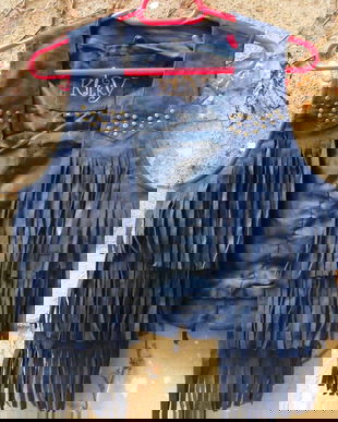 Vesta cu franjuri -KILKY-imitatie antilopa