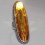 Inel citrine