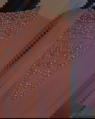 ROCHIE VINTAGE TRIPLUVOAL LANA ROSE BRODERIE PERLE