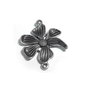 Link zamak argintat floare 30mm  (NGIR 028)