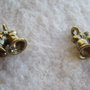 Clopotei 3D finisaj bronz aprox 8x16x17 mm (cu agatatoarea)