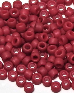 Margele TOHO, 15/0, Semi Glazed - Dark Red - 10 grame