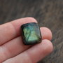 Cabochon Labradorit  flashy - patrat