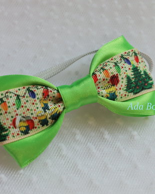 Mini papion copii verde crud Minions de Sarbatori