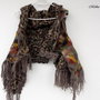 Vesta, sal, fular cu doua fete,  impaslita - accesoriu pentru orice anotimp