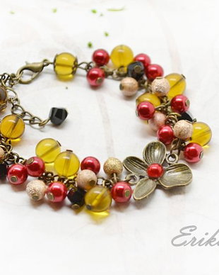 Bratara honey -red