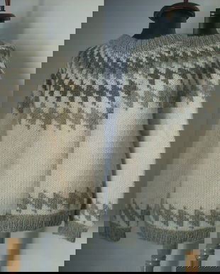 PULOVER NORDIC LANA TRICOTAT MANUAL