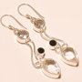 Cercei topaz white
