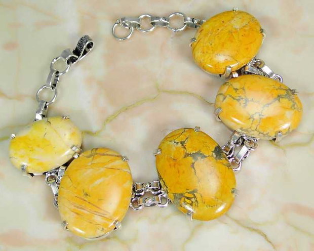 Bratara howlite jasper