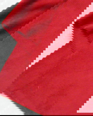 Catifea reiata rosu caramiziu