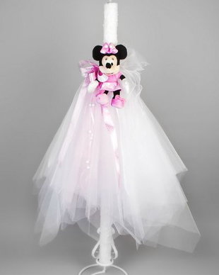 Lumanare botez Minnie Mouse, Lumanare botez, Lumanari botez Minnie Mouse