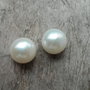 Cabochon perle cultura 13 mm, 2 buc