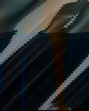 FUSTA CATIFEA BUMBAC BLEUMARIN