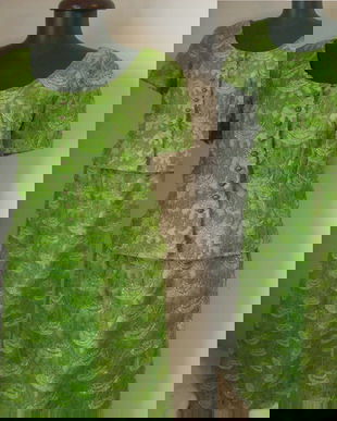 COSTUM DE SEARA BRODERIE VERDE