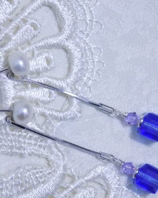 rezervat-"Sapphire Earrings"