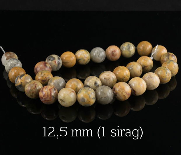 Agate naturale netratate, 1 sirag, 12,5 mm SAG12MM