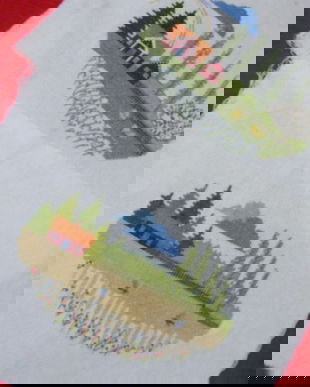 Broderii rustice pt aplicatii peisaje