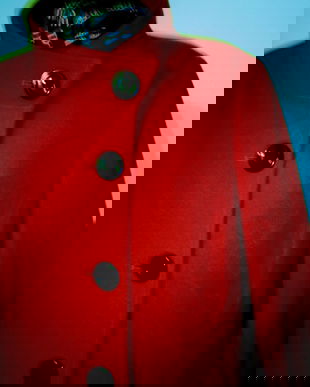 MANTOU STOFA ROSU VISINIU