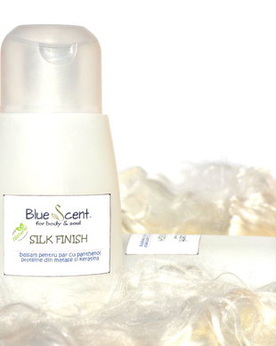 Silk Finish-Balsam pentru par cu proteine din matase si Keratina-BlueScent