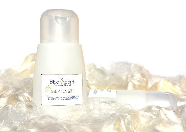 Silk Finish-Balsam pentru par cu proteine din matase si Keratina-BlueScent