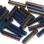Margele TOHO, Bugle, 9 mm, Metallic Rainbow Iris - 20 de grame