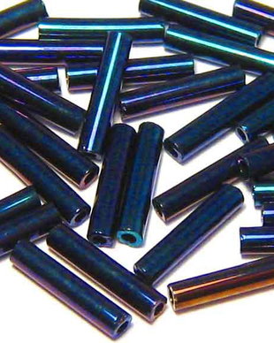 Margele TOHO, Bugle, 9 mm, Metallic Nebula - 20 de grame