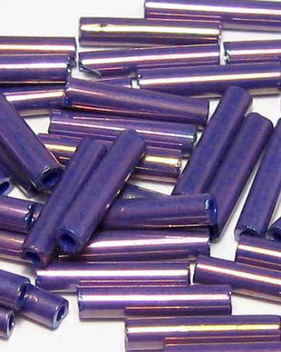 Margele TOHO, Bugle, 9 mm, Higher-Metallic Grape - 20 de grame