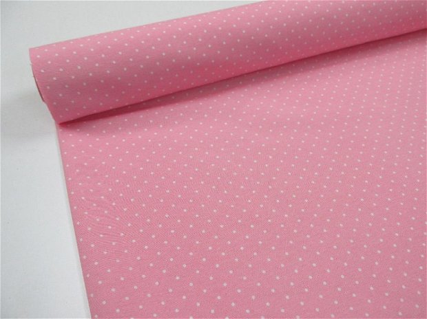 Dots - White on Pink- 280cm - gr.medie