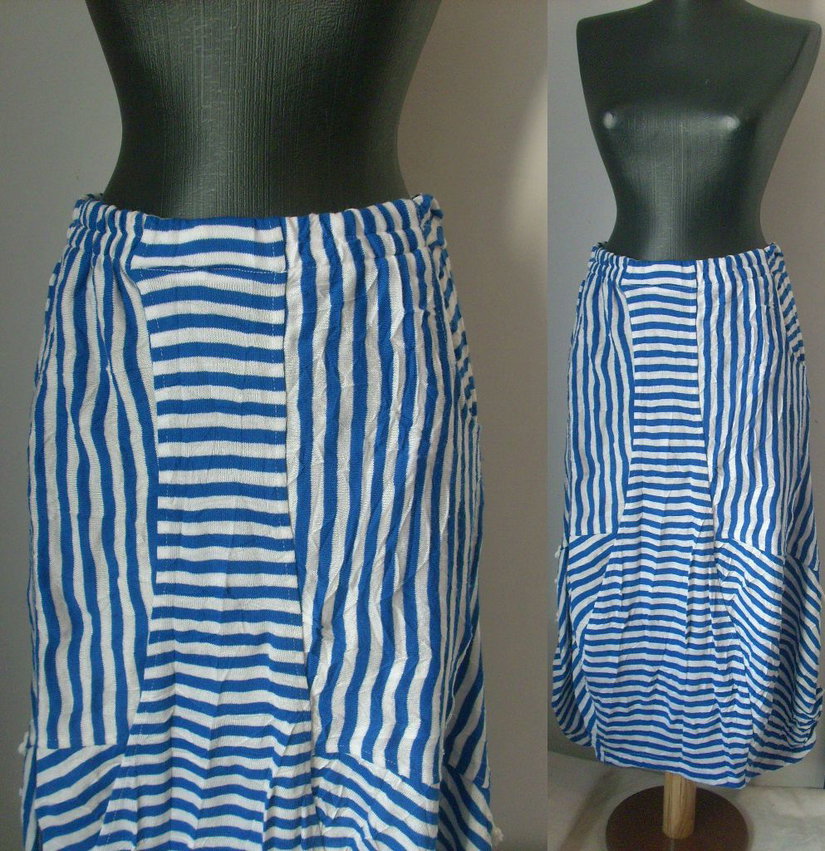 FUSTA STRIPE JERSE BUMBAC