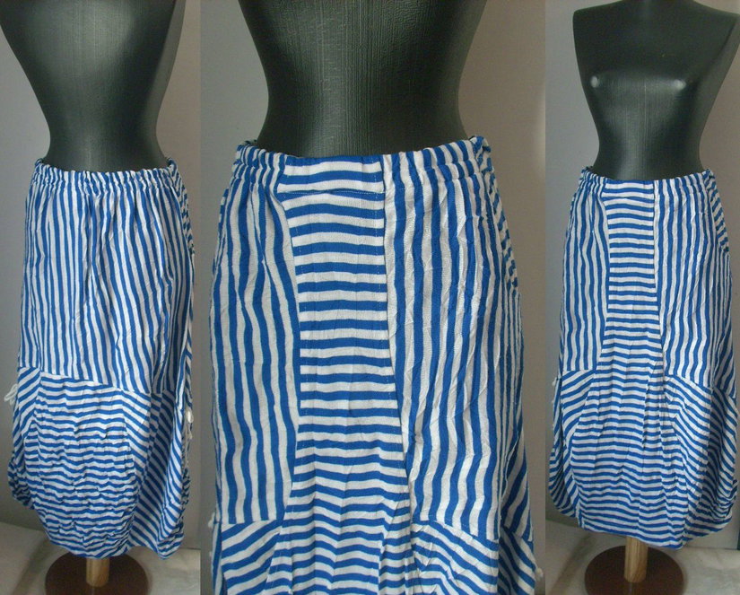 FUSTA STRIPE JERSE BUMBAC