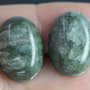 9275 - (2buc) Cabochon, serafinit rusesc, 18x13x6mm