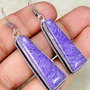 Cercei charoite