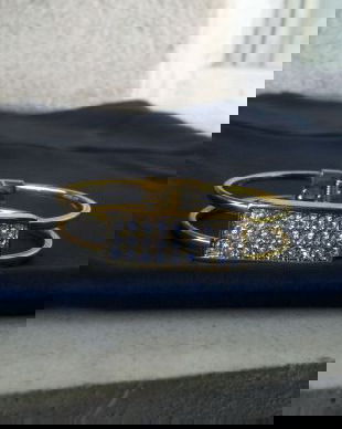 BRATARA  ELEGANTA CRISTALE SI METAL AURIU