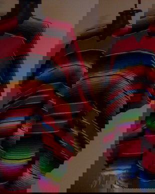 PONCHO MEXIC TESATURA MANUALA BUMBAC