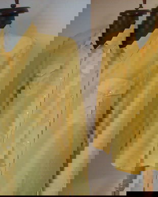 BLUZA MATASE NATURALA GALBENA