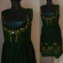 ROCHIE BAVAREZA BUMBAC VERDE BRODERIE