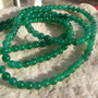 Agate verde brad de aprox 4.5 mm - sir aprox 18.5 cm