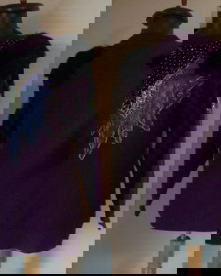 PULOVER LANA BLANA SI PIELE NATURALA