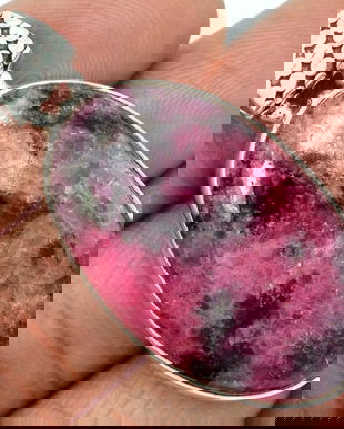 Ag268 - Pandantiv, argint 925, rodonit