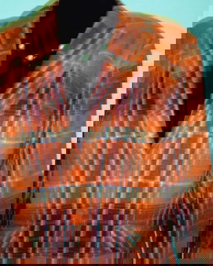 Sacou carouri rosu teracote