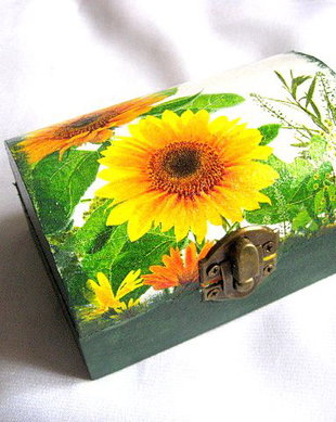Cutie lemn decorata 28036