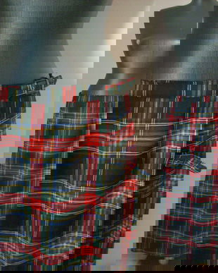 FUSTA PETRECUTA STOFA LANA ECOSEZ