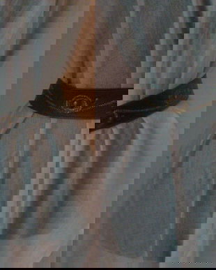 CLAUDIO ORCIANI CUREA PIELE NATURALA BRODATA