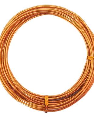 Sarma din aluminiu, 1.5 mm, auriu inchis