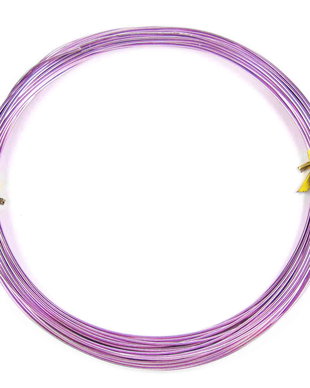 Sarma din aluminiu, 1 mm, mov deschis
