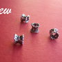 Clepsidra din argint antichizat aprox 5x5 mm