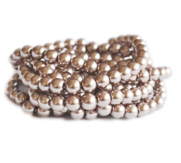 10b perle sticla maro coffee , 8mm (GSLAK 255)