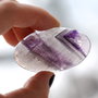 Cabochon ametist  masiv oval