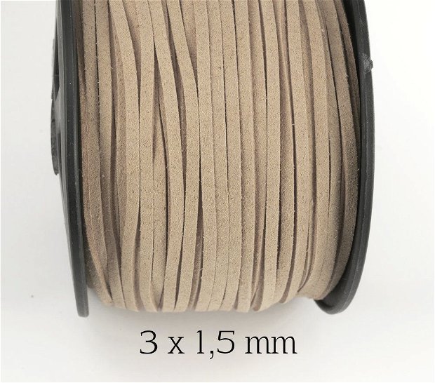 Faux SUEDE, 3 x 1,5 mm, SS048